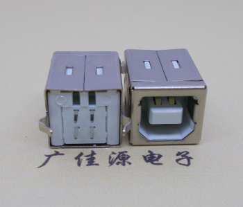 昆明USB BF180度母座 打印机接口 立式直插带赛
