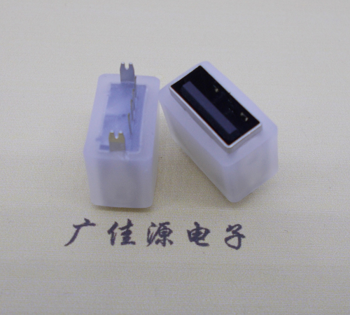 昆明USB连接器接口 10.5MM防水立插母座 鱼叉脚