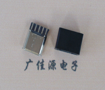 昆明麦克-迈克 接口USB5p焊线母座 带胶外套 连接器