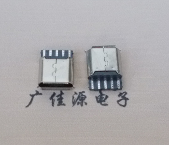 昆明Micro USB5p母座焊线 前五后五焊接有后背