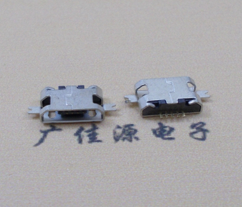 昆明MICRO USB B型口 两脚SMT沉板0.7/1.0/1.6直边