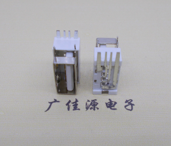 昆明USB侧立式短体10.0尺寸 侧插加宽脚5A大电流插座