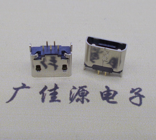 昆明micro usb 5p母座 立插直口 高度6.0mm尺寸