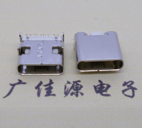昆明卧式板上型Type-C16P母座H=8.3连接器